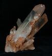 Tangerine Quartz Crystal Cluster - Madagascar #32243-3